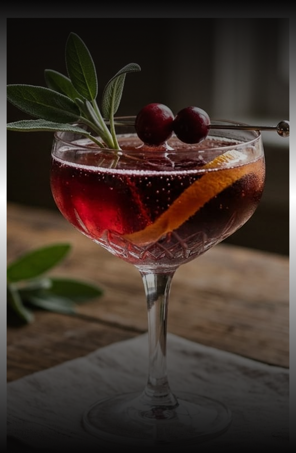 Cranberry Mint Spumante